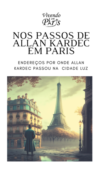 Capa do e-book Nos Passos de Allan Kardec em Paris